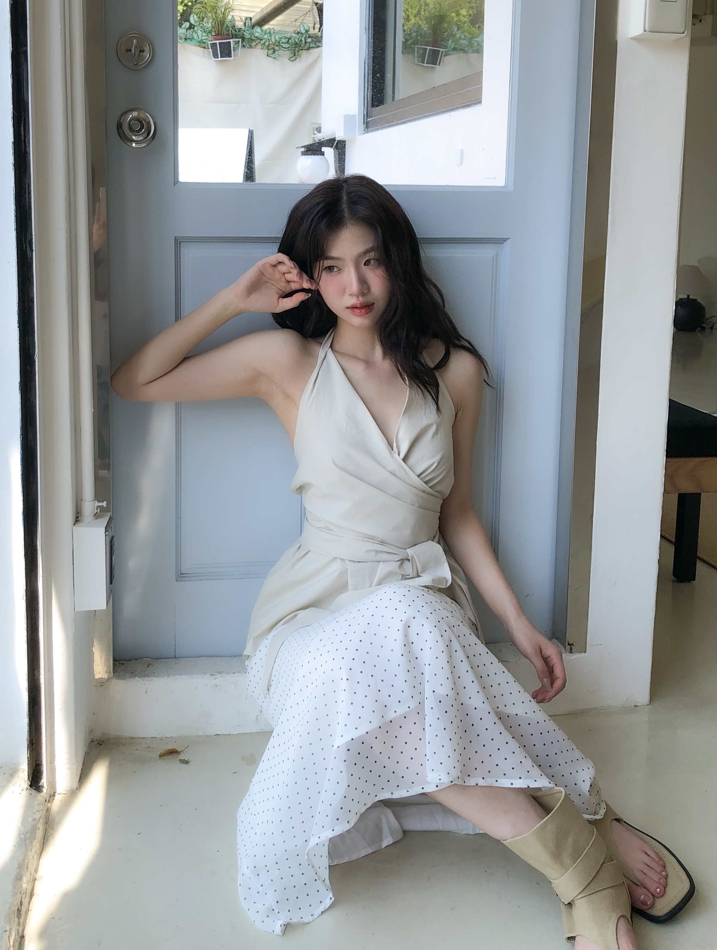 halter blouse #上衣