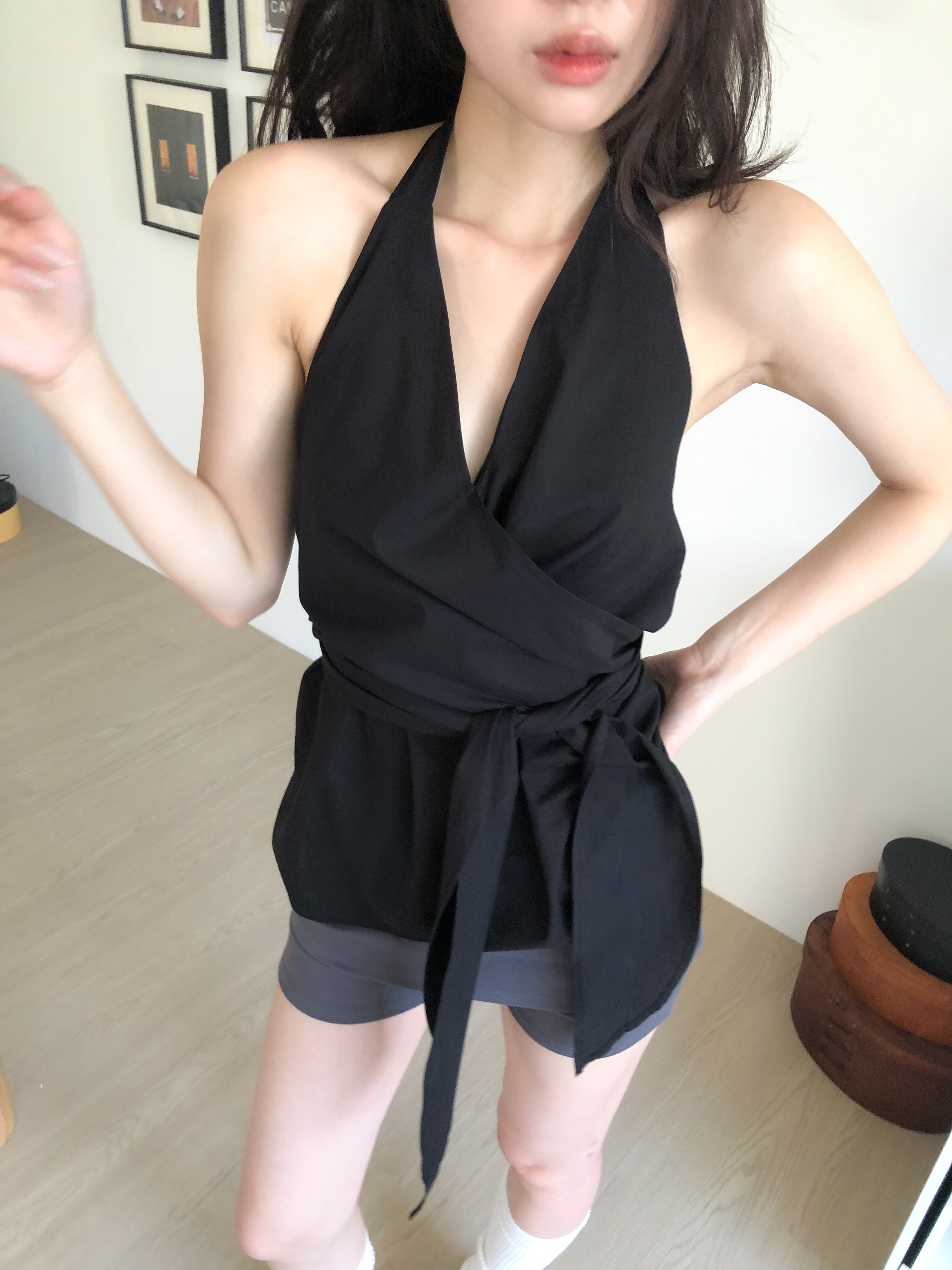 halter blouse #上衣