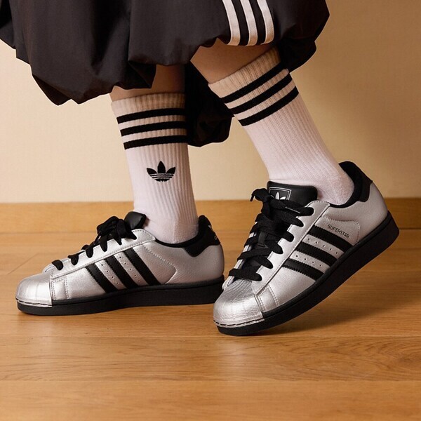 Adidas 愛迪達 Superstar II W IH1599 女 運動休閒鞋 舒適 銀 黑