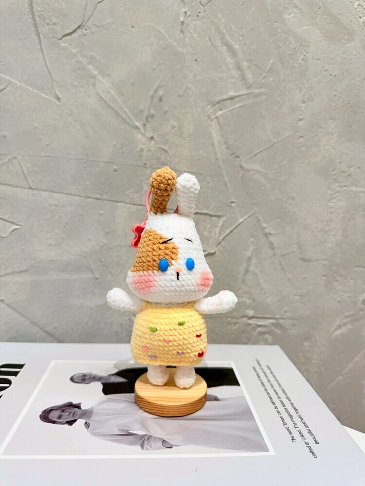 大眼睛兔兔吊飾-1號