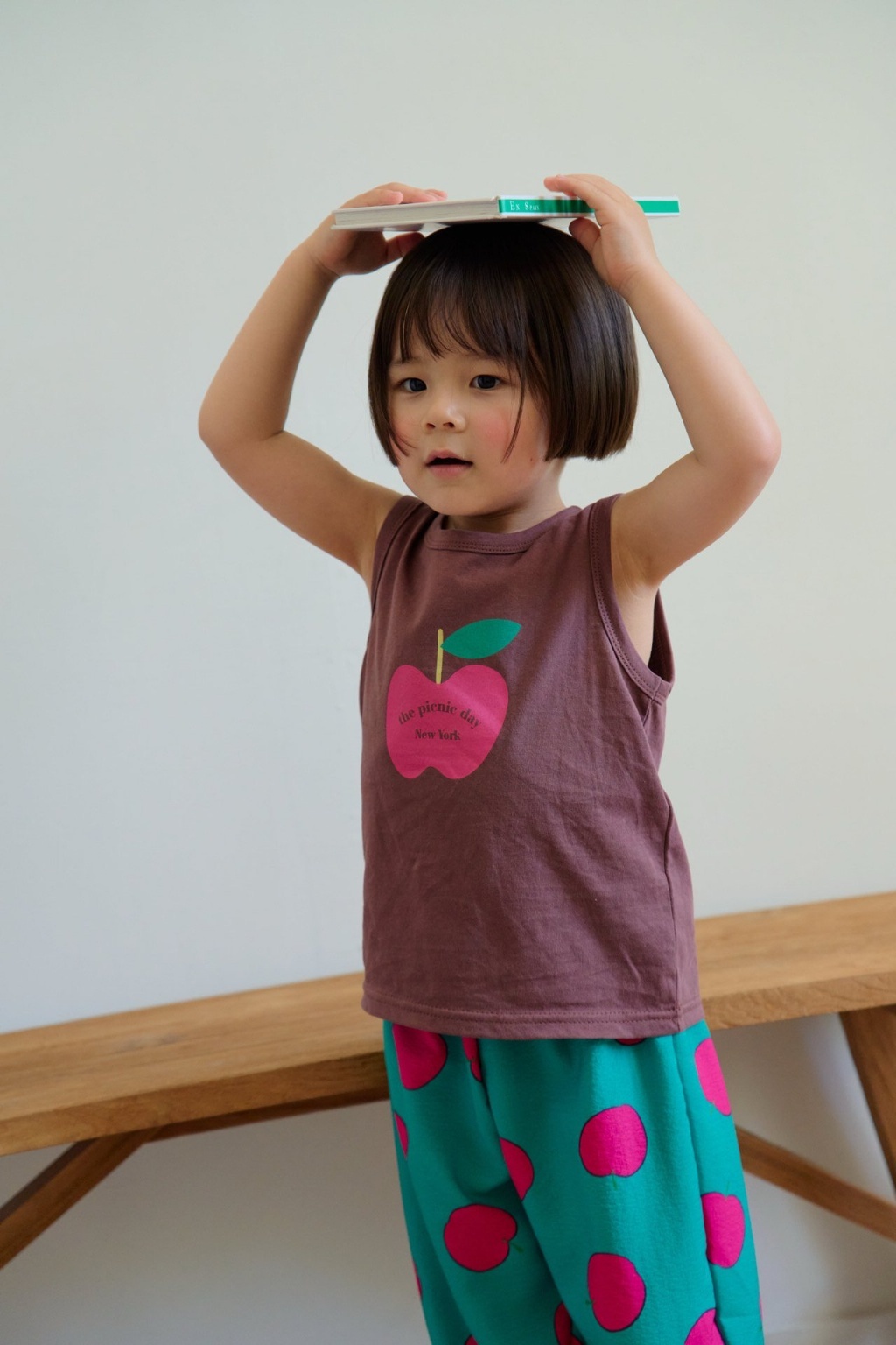 正韓夏DAJOA 兩色蘋果背心套裝