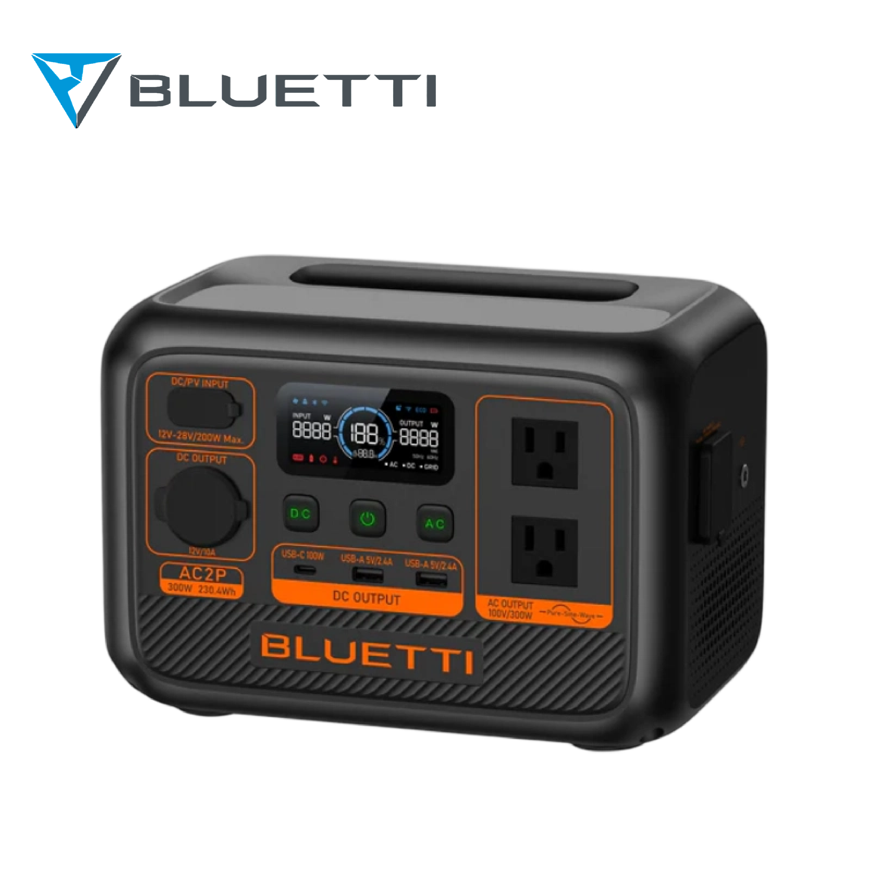 【預購商品】BLUETTI 鉑陸帝 儲能行動電源AC2P 230Wh 89EN-AC2P230