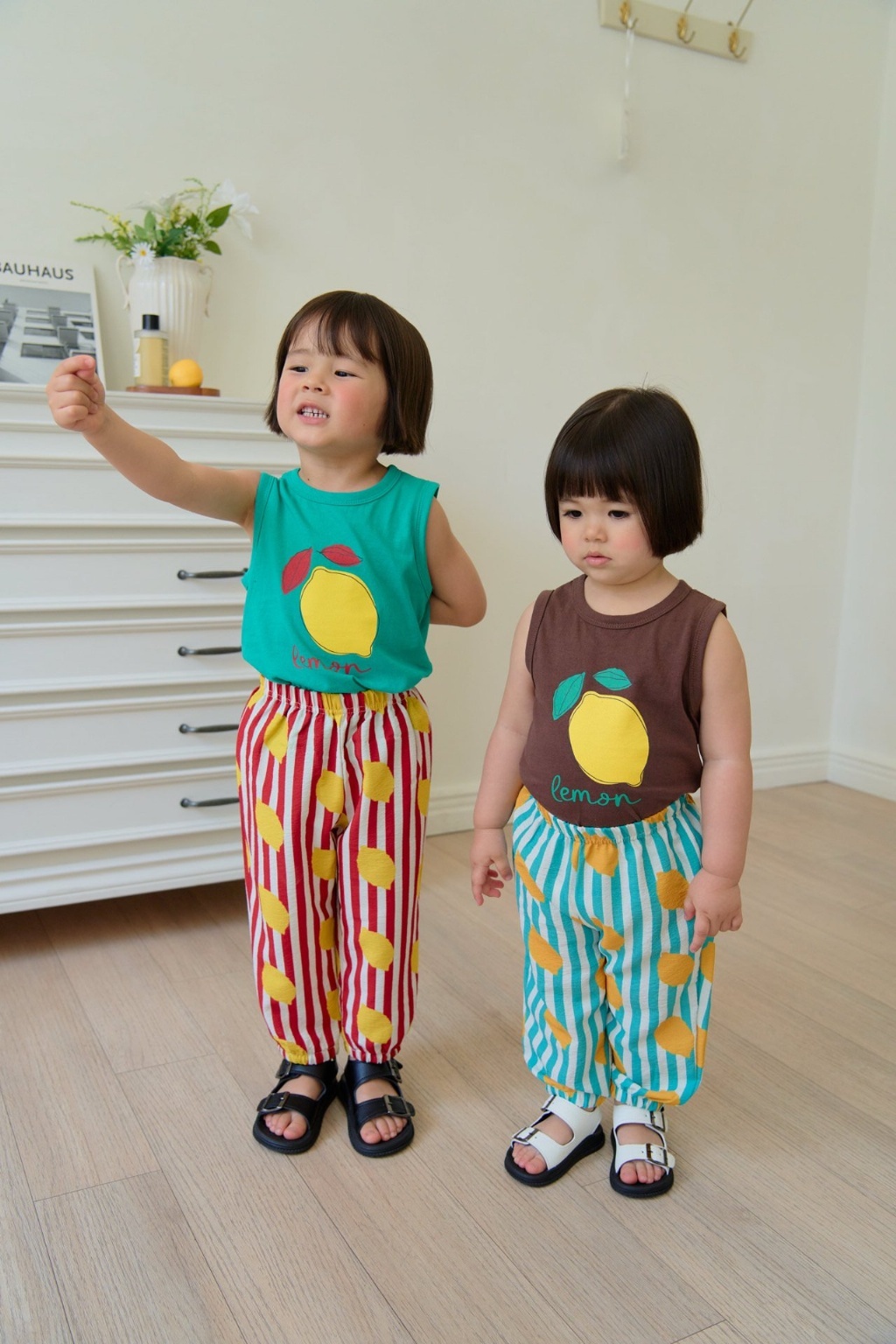 正韓夏DAJOA 兩色檸檬背心套裝
