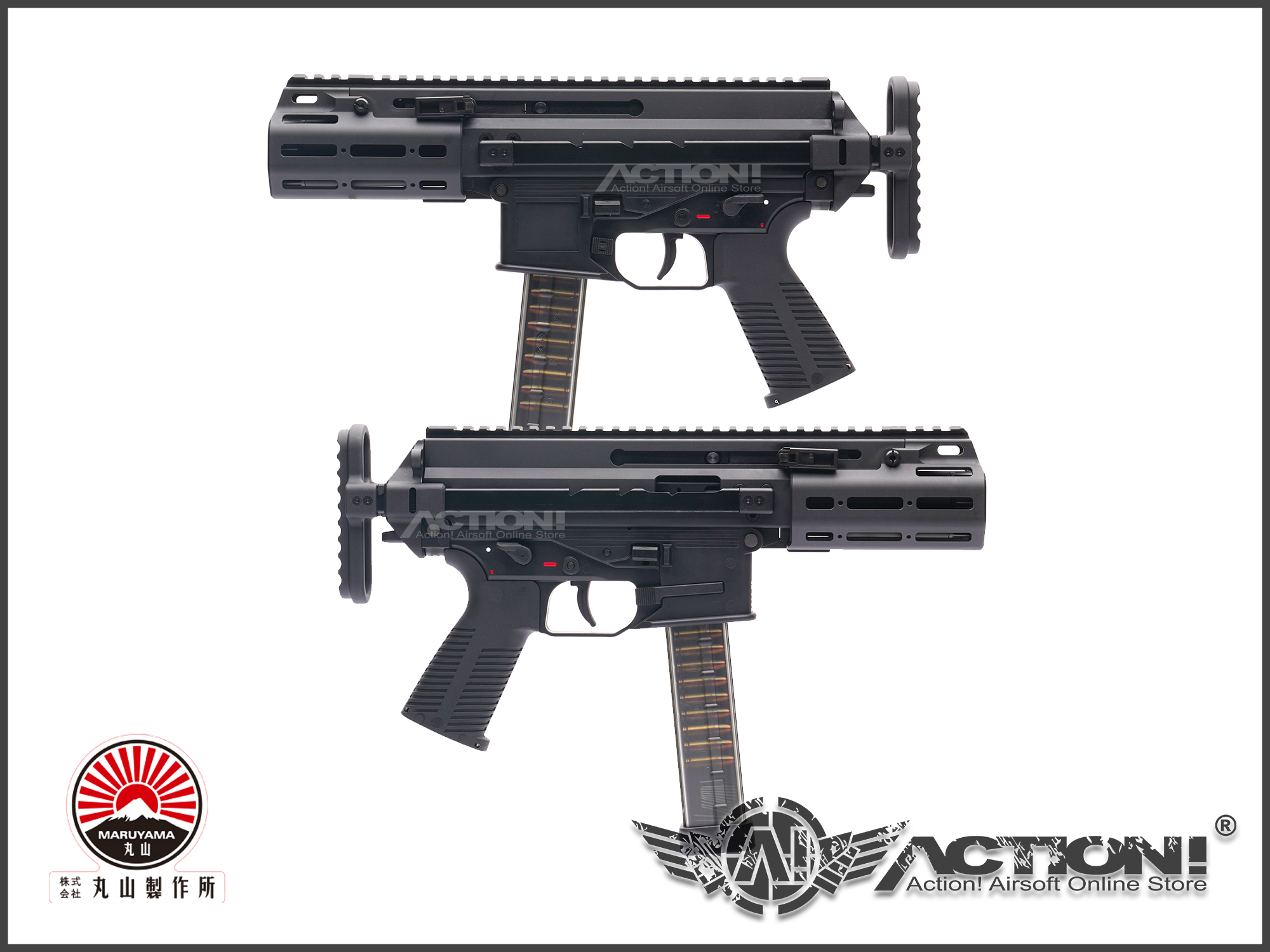 MARUYAMA - SCW-9 PRO SD2 GBB氣動槍(黑色)