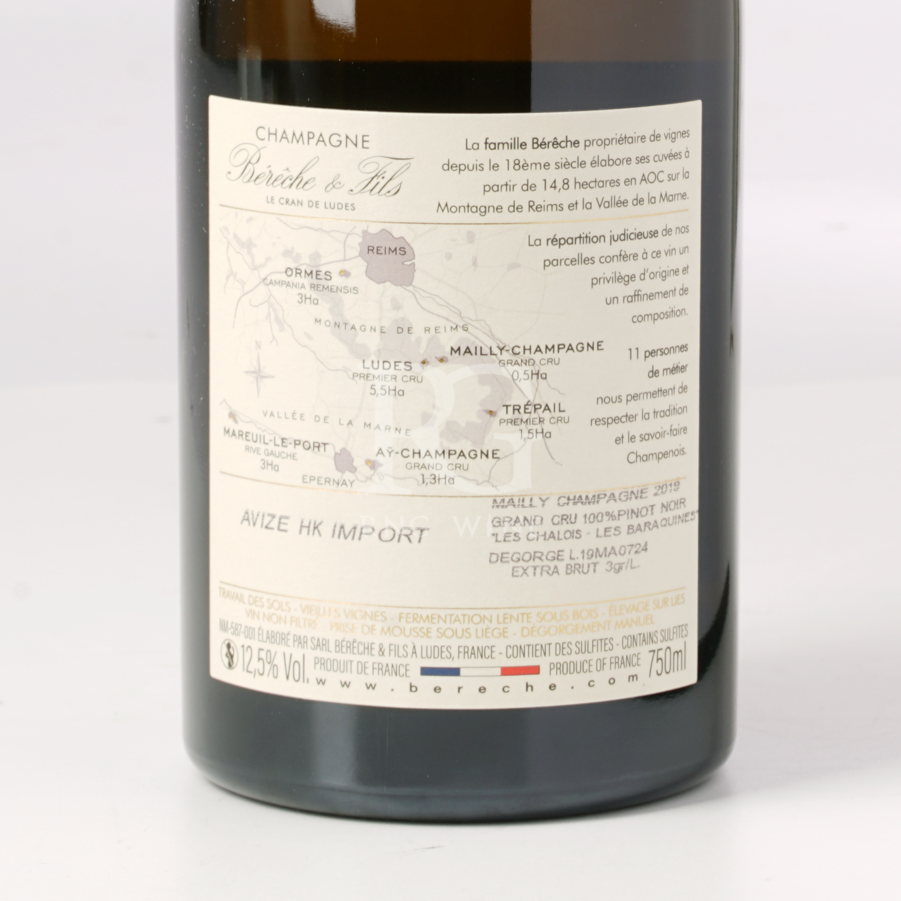 Bereche et Fils Mailly-Champagne Grand Cru 2019 (RP96)