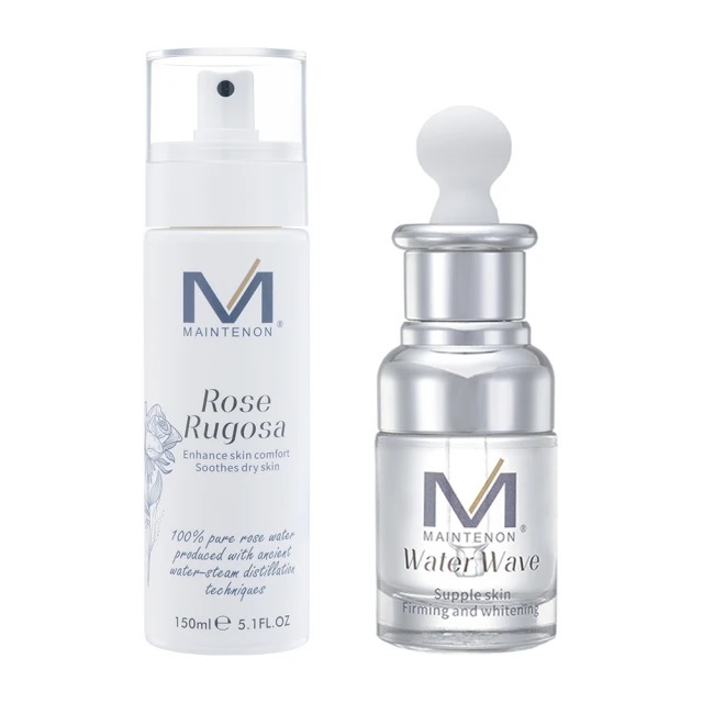 【MAINTENON 曼特儂】高階補水保濕組(白玫瑰植萃菁露150ml+水波感玻尿酸30ml)