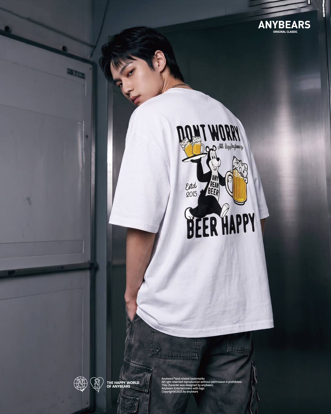 ANYBEARS® Beer BEAR 啤酒熊 短Tee