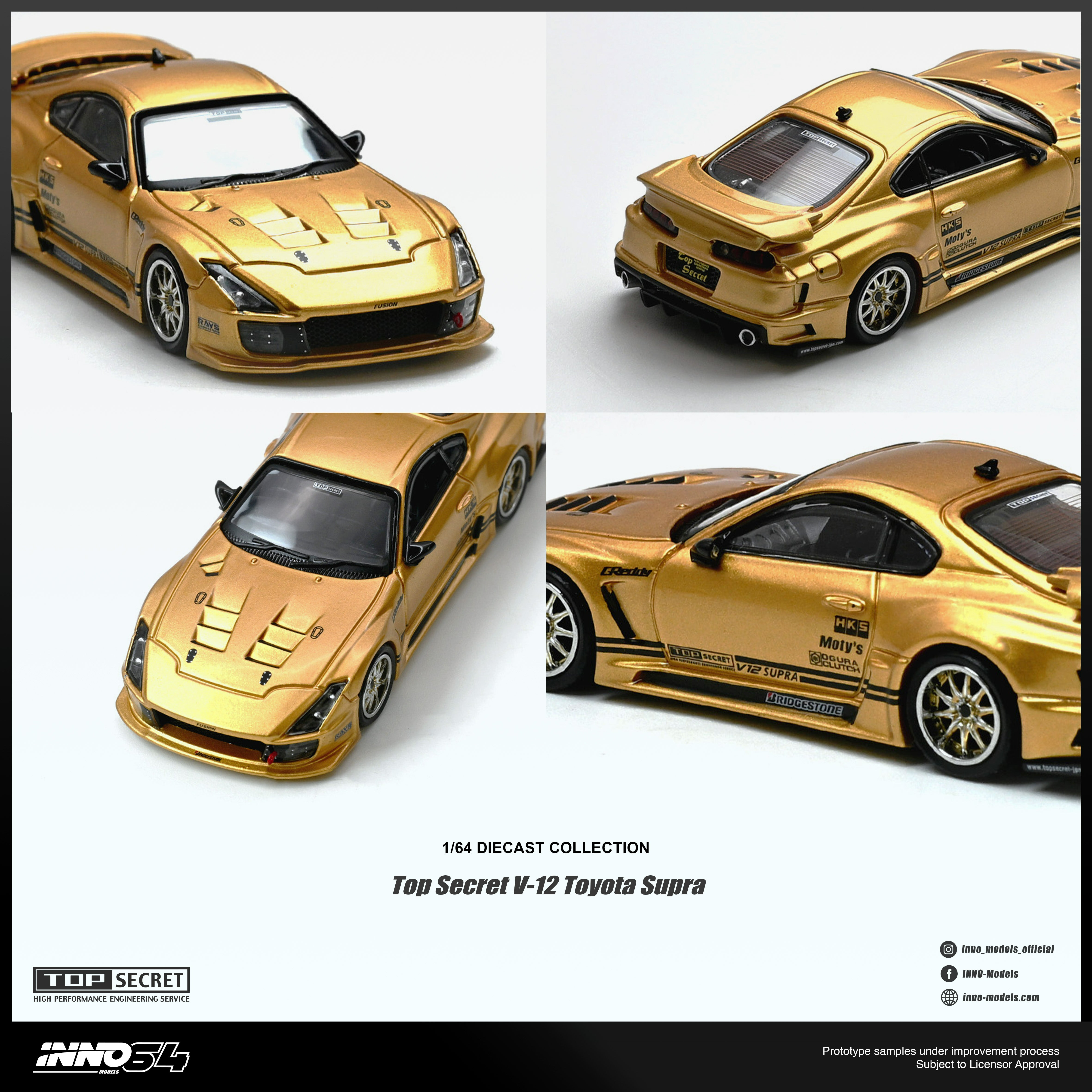 [預訂] INNO 1/64 - TOP SECRET V12 SUPRA