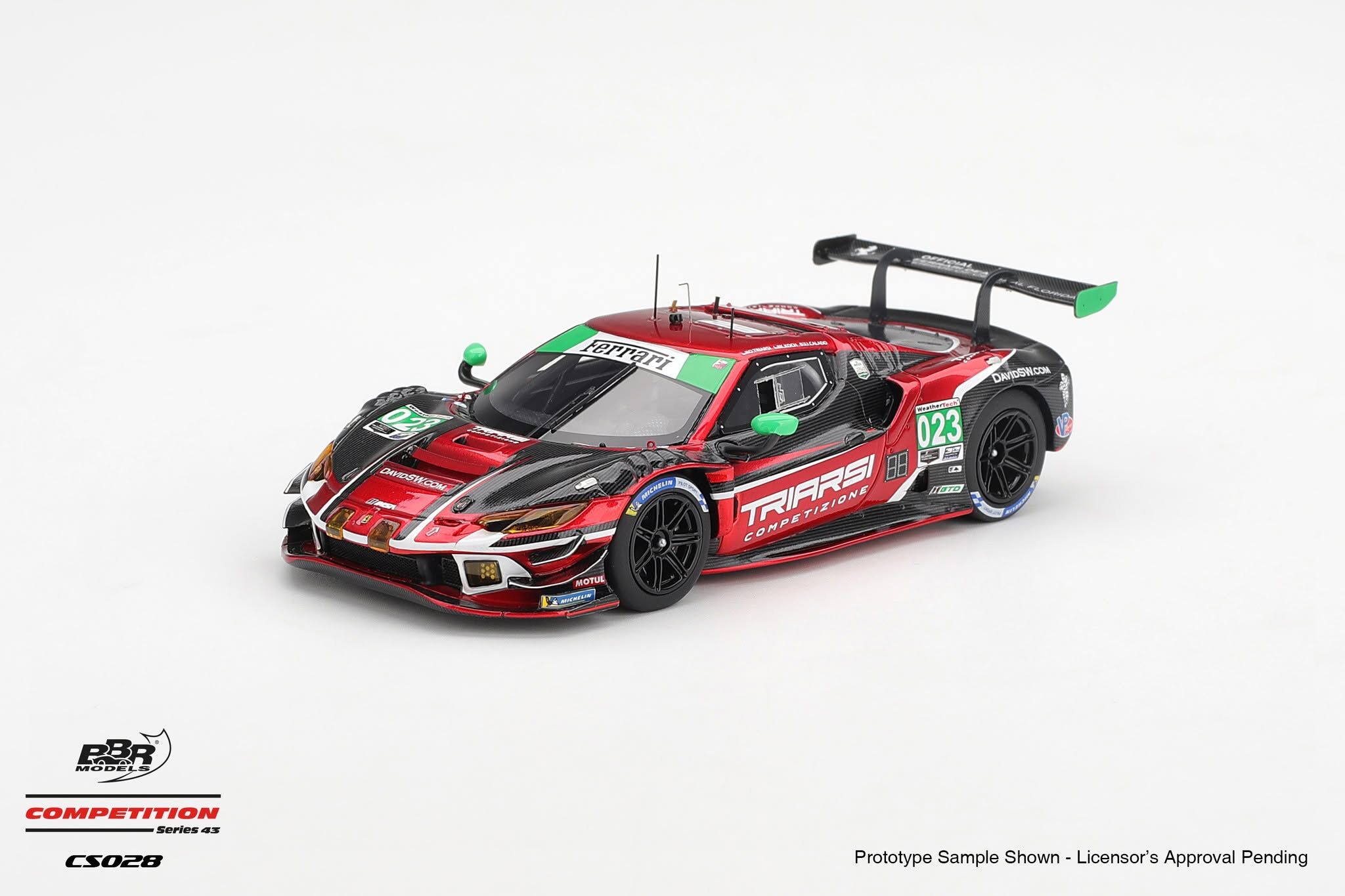 [預訂] BBR 1/43 法拉利Ferrari 296 GT3 #023 Triarsi Competizione 2025 IMSA Petit Le Mans