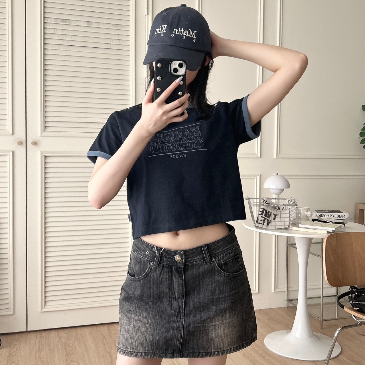 （現貨）MARITHE MFG 經典縫線logo 女版 短T MFG46UTS124
