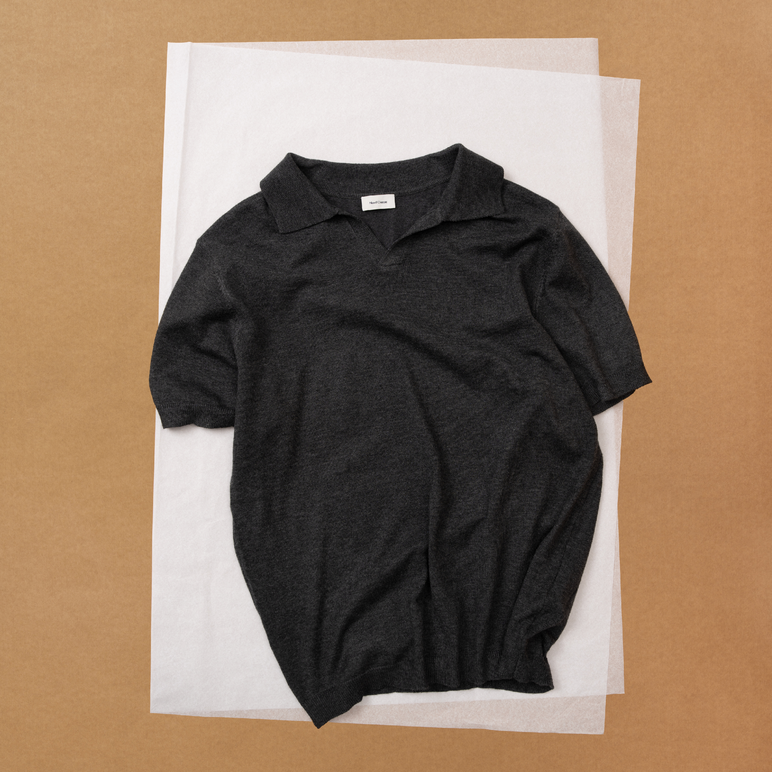 Nord Classic V-Neck Cashmere Shirts V領 羊毛短Tee [Y127]