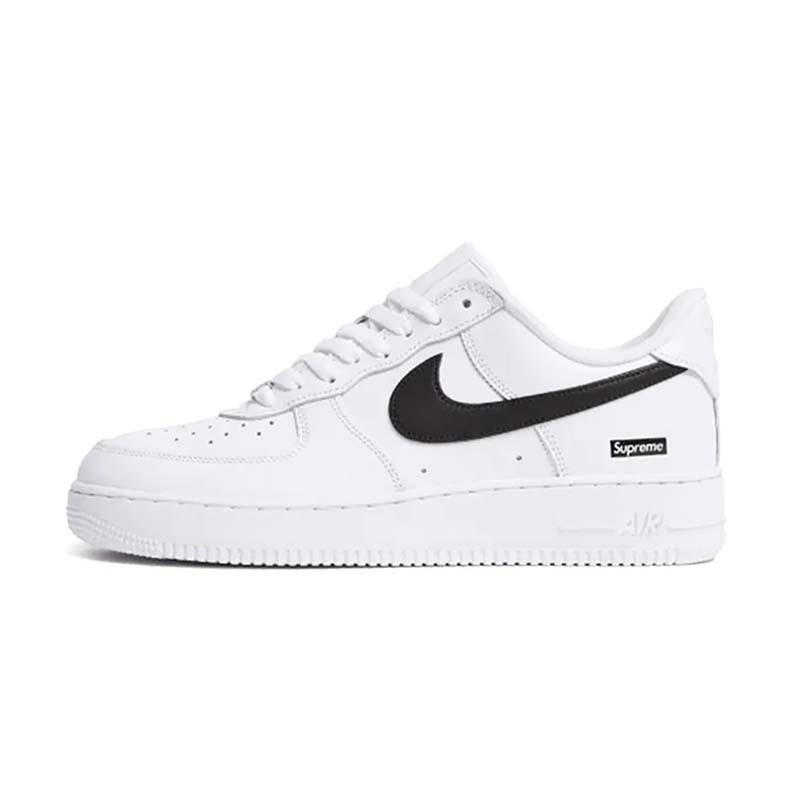 Supreme X Nike Air Force 1 Low 聯名款 白色 黑鉤 男女鞋 CU9225-102 [台灣現貨]