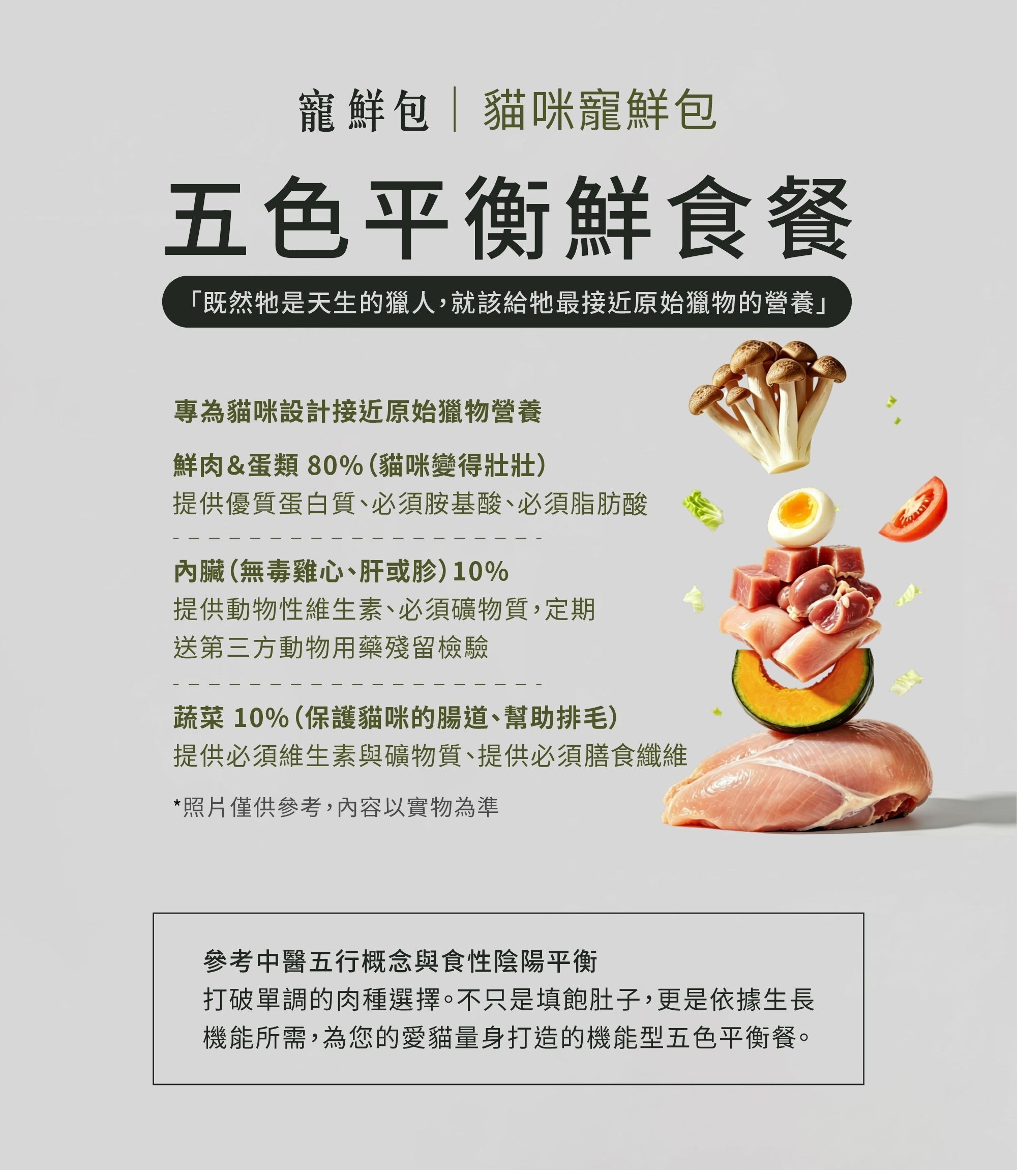 貓鮮食包鮮食貓福煲｜火雞肉鴨肉鵪鶉蛋高蛋白貓咪鮮食配方