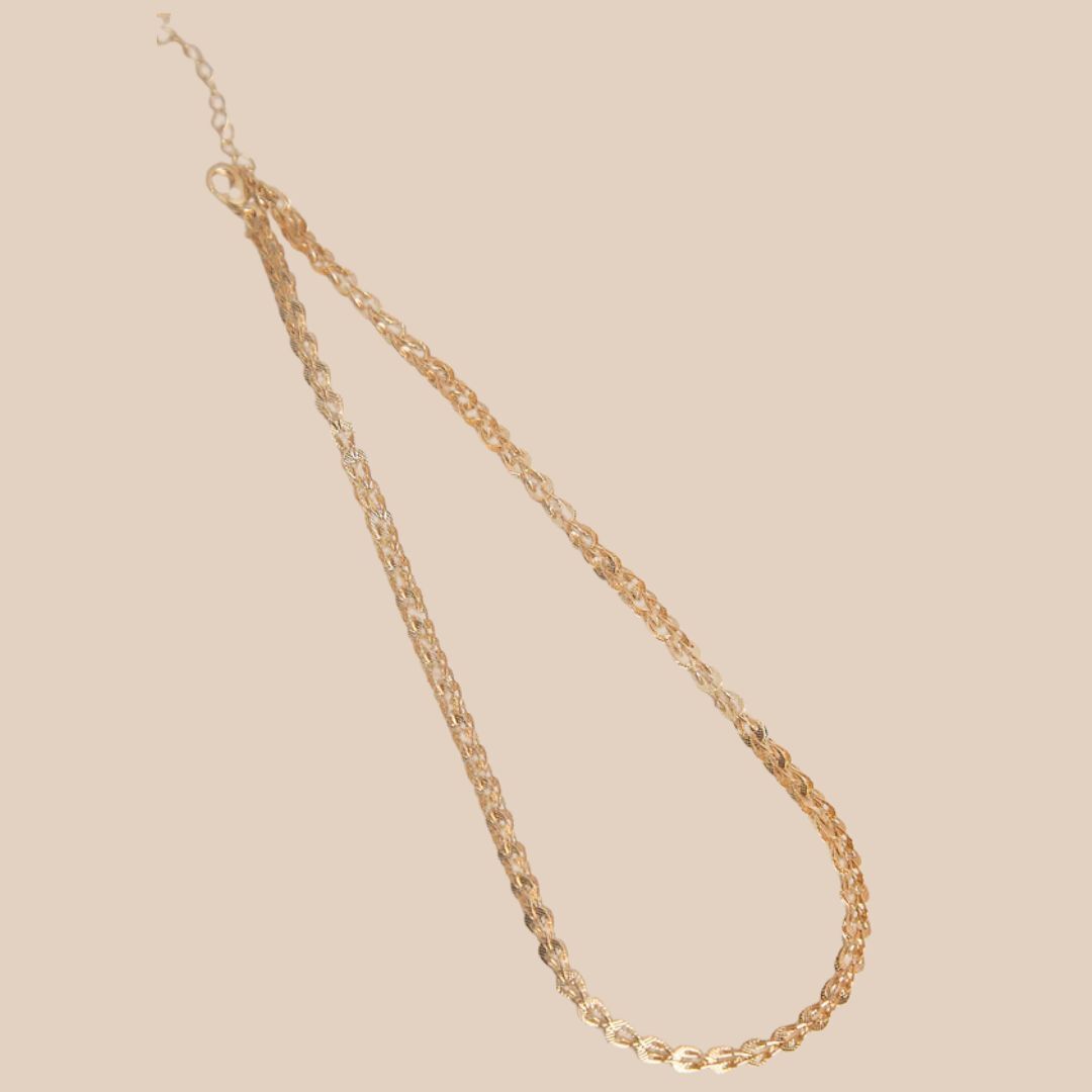 1WK0708-462 [WAEKURA] Anwar Necklace Gold #WAECOL06253000X (A-LX-E)