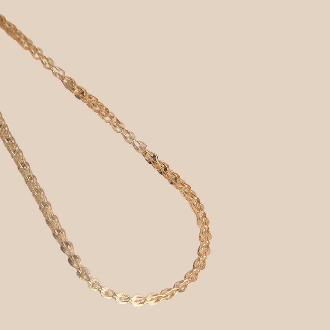 1WK0708-462 [WAEKURA] Anwar Necklace Gold #WAECOL06253000X (A-LX-E)
