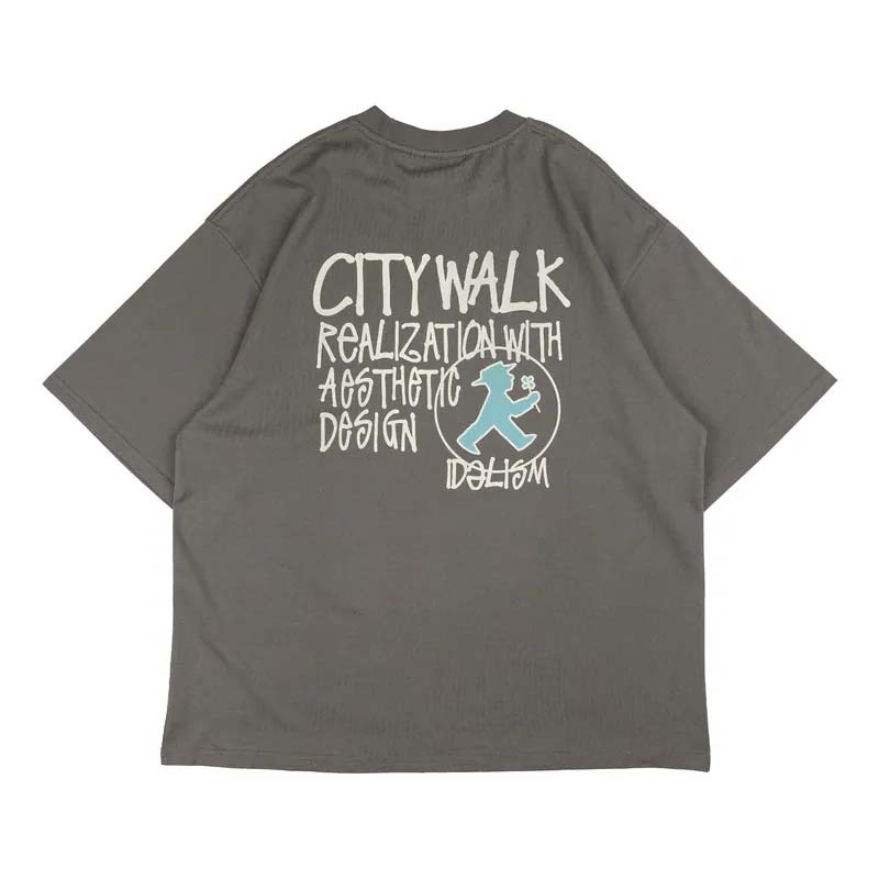 idealism City Walk Tee 城市漫步 短袖 灰色 ID-25 [台灣現貨]