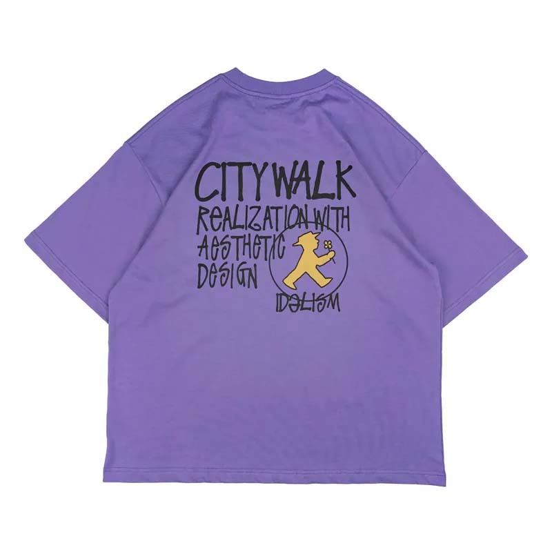 idealism City Walk Tee 城市漫步 短袖 紫色 ID-26 [台灣現貨]