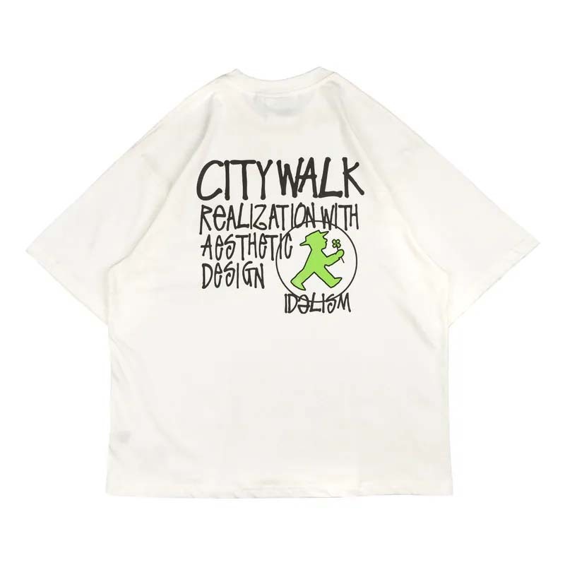 idealism City Walk Tee 城市漫步 短袖 白色 ID-27 [台灣現貨]