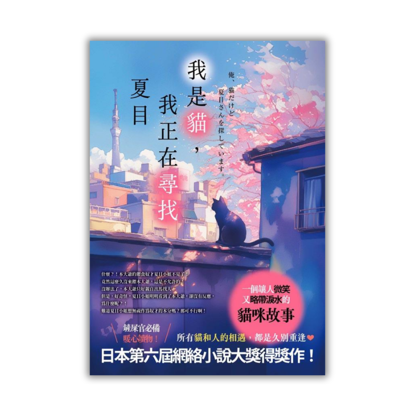 《我是貓，我正在尋找夏目》｜白野小貓 著｜春天出版