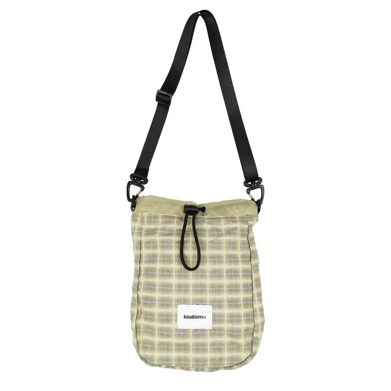 idealism Logo Shoulder Bag 小包 肩背包 格紋黃色 ID-30 [台灣現貨]