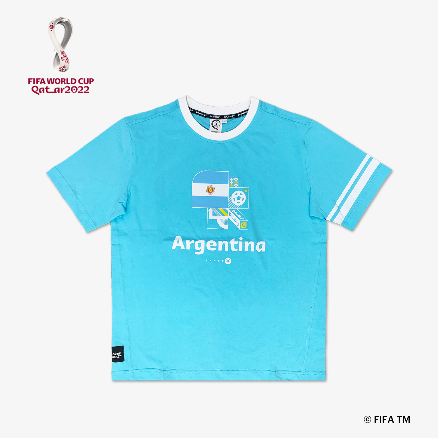 世界盃足球賽-短袖T-shirt-阿根廷