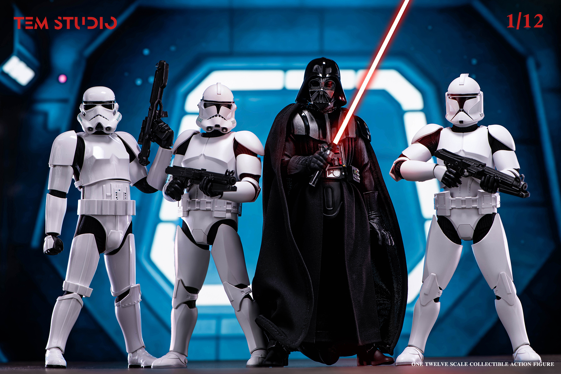 (Pre-Order) TEM STUDIO 1/12 Death Star Supervisor+ Death Trooper (TEMS001+TEMS004+TEMS005A+TEMS005B) Action Figure Set