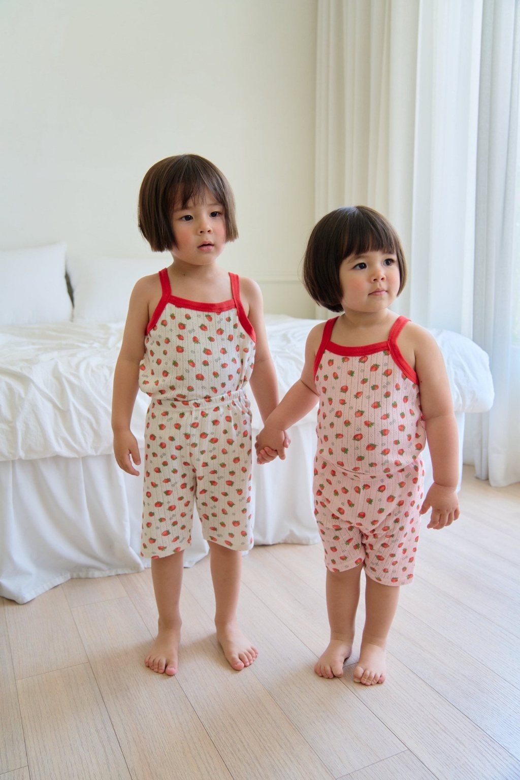 正韓夏DAJOA 兩色草莓舒適家居服