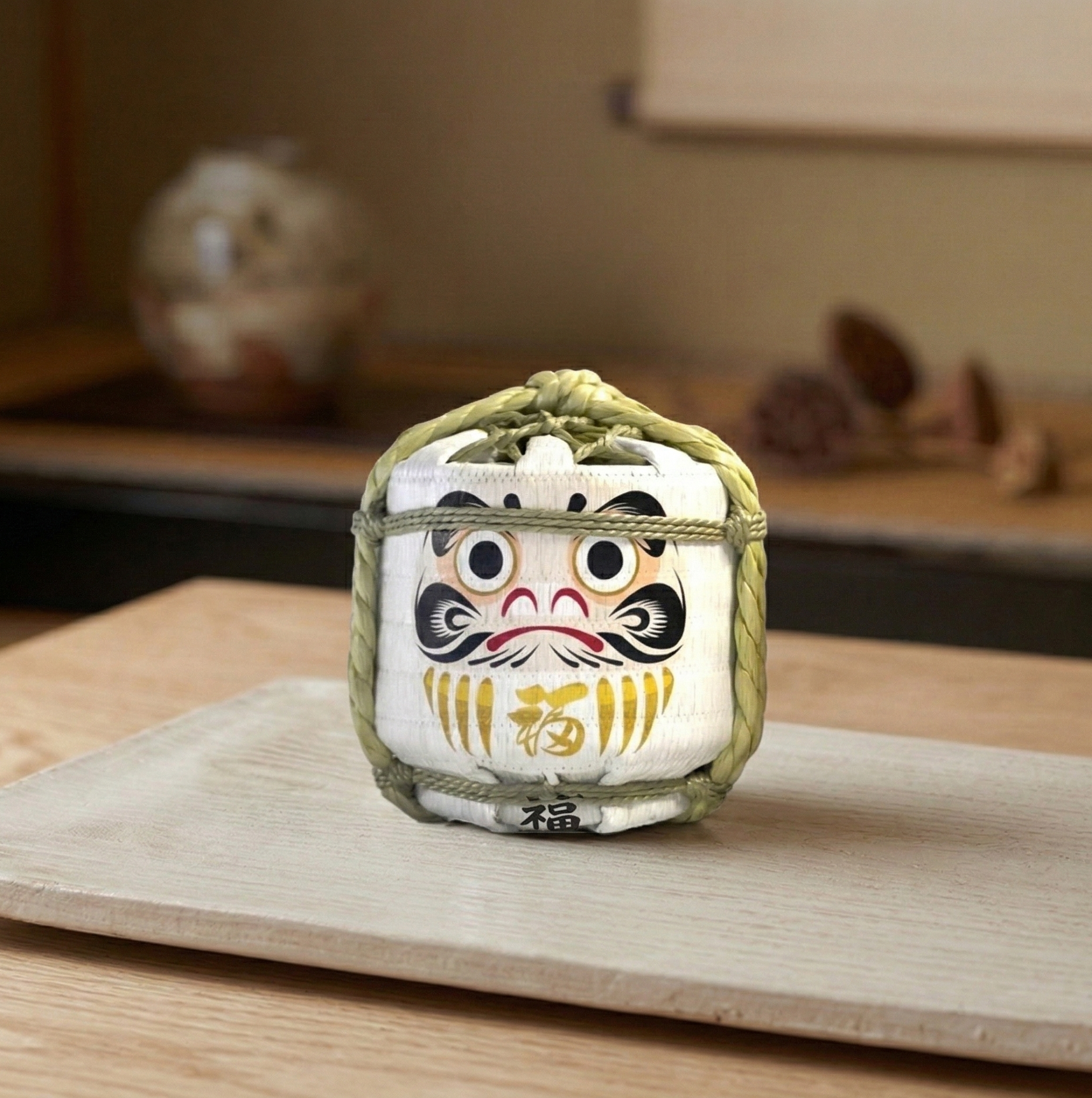 千古乃岩酒造 - 辛口純米酒 菰樽 達摩-白