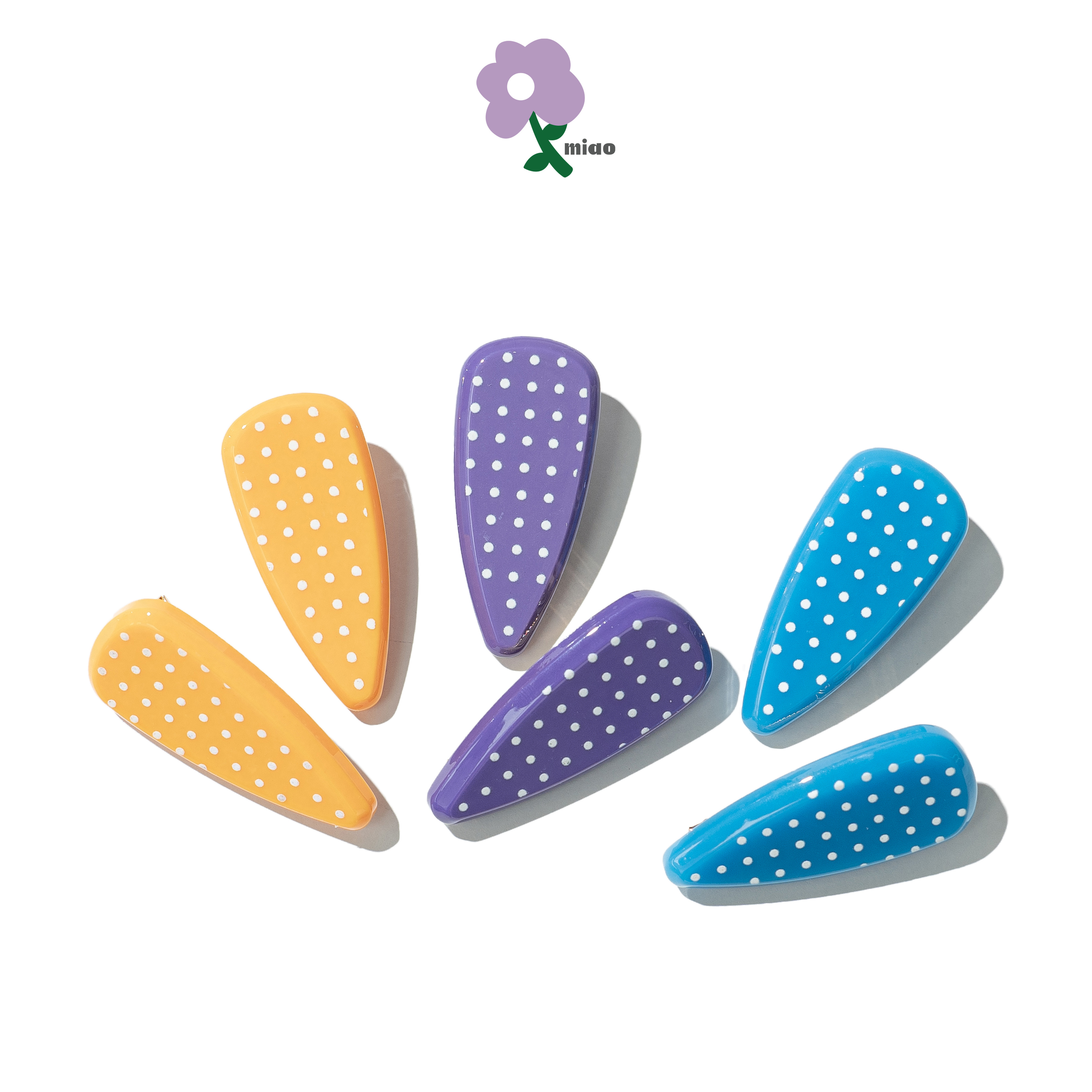 Polka Dot Hair Clip 波點三角髮夾 [M2]