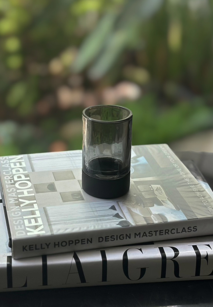 透明黑玻系列 漱口杯