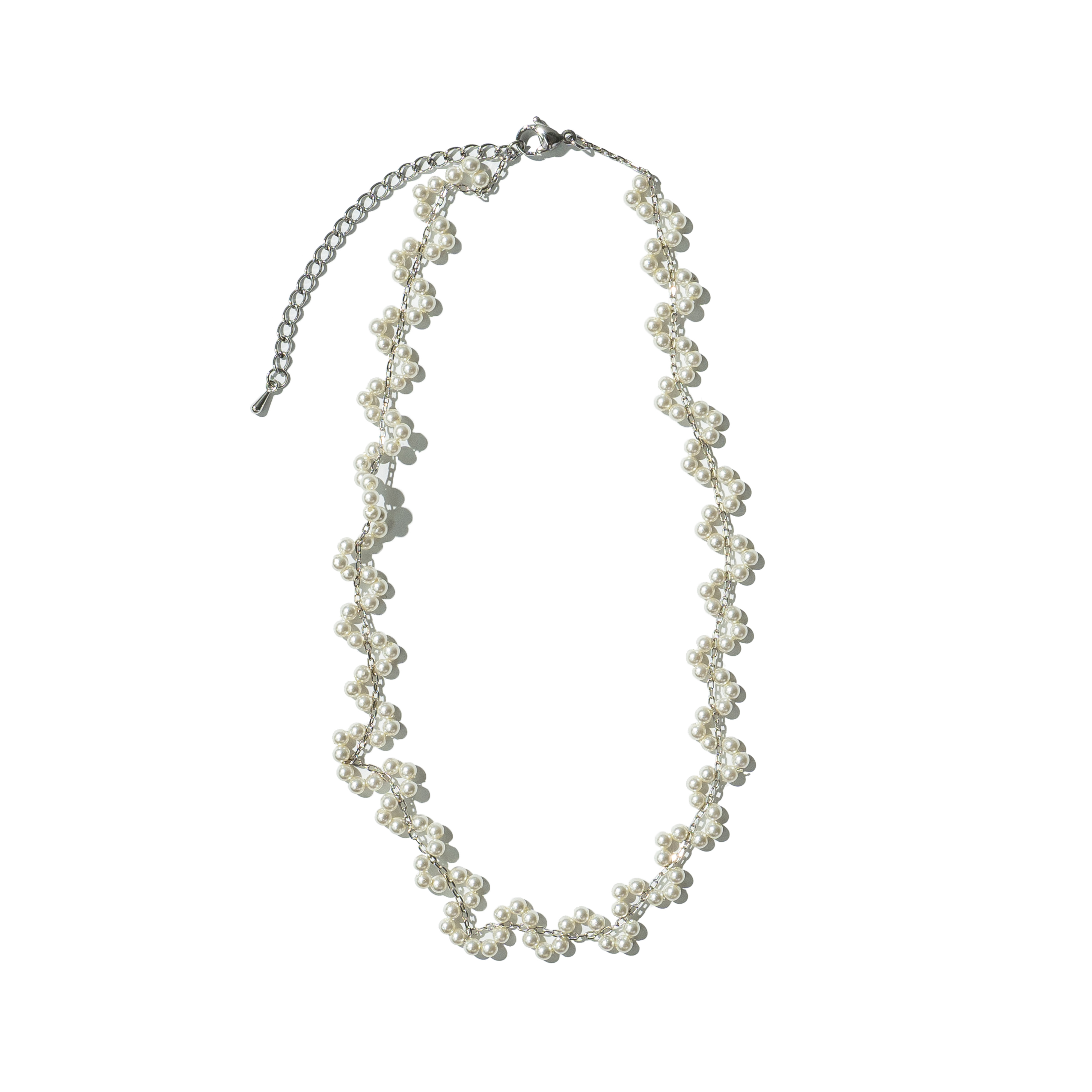 Wave Pearl Necklace 波浪珍珠項鍊 [M8]