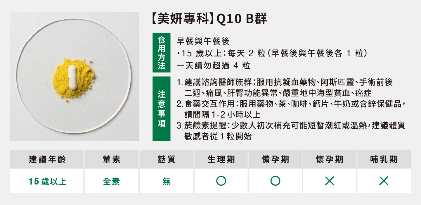 美妍專科食用方式與注意事項