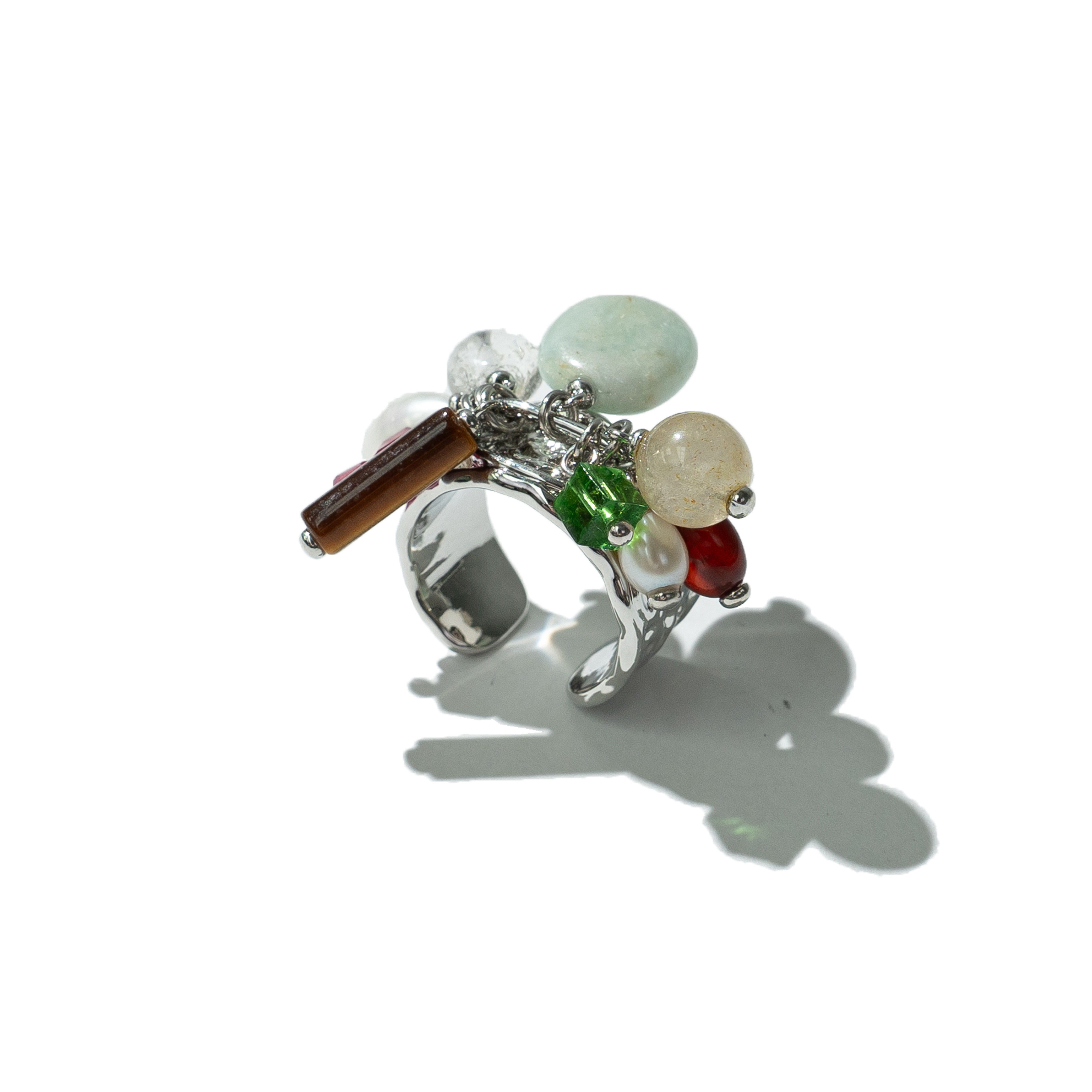 Stone Pendant Ring 石頭吊墜 可調戒指 [M4]