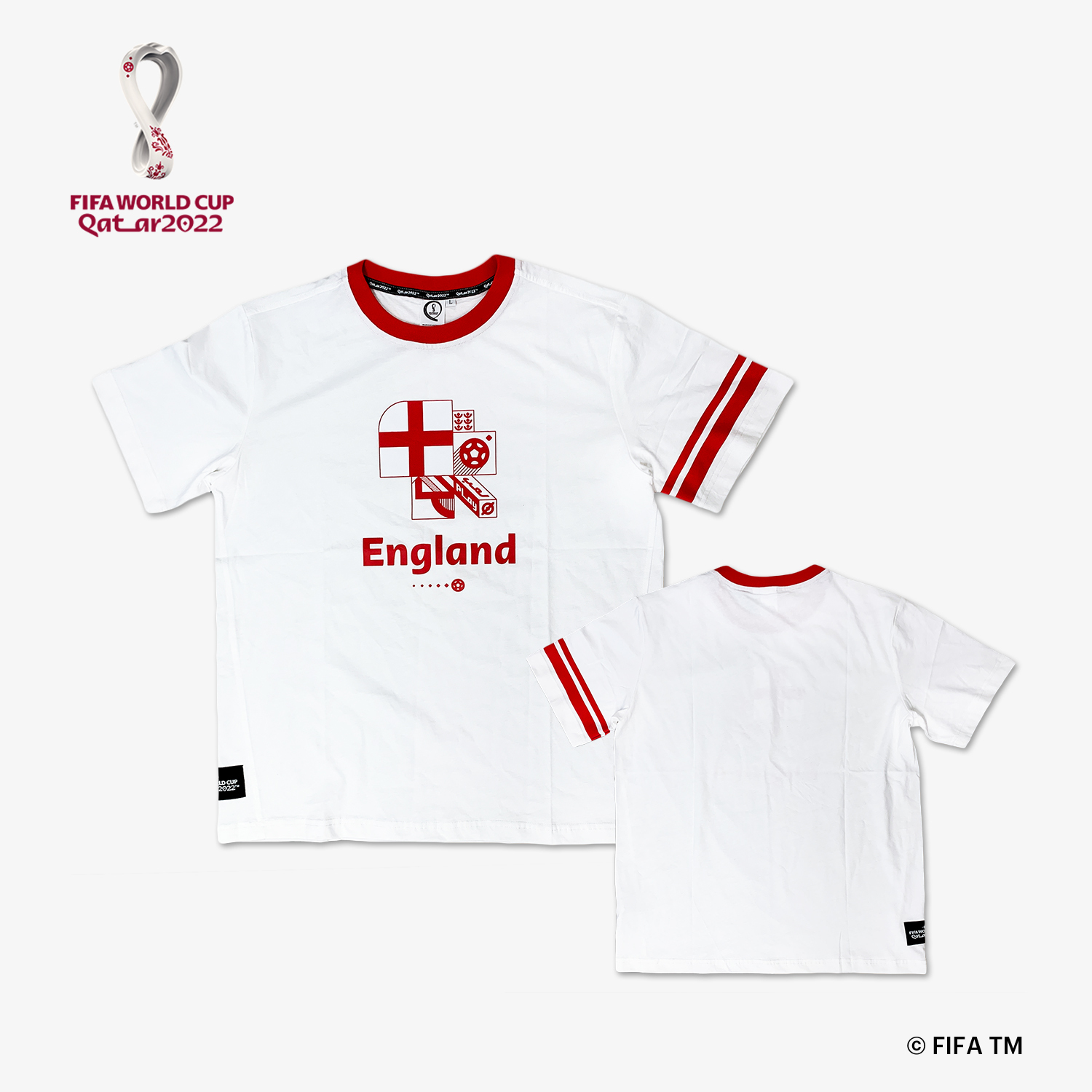 世界盃足球賽-短袖T-shirt-英格蘭
