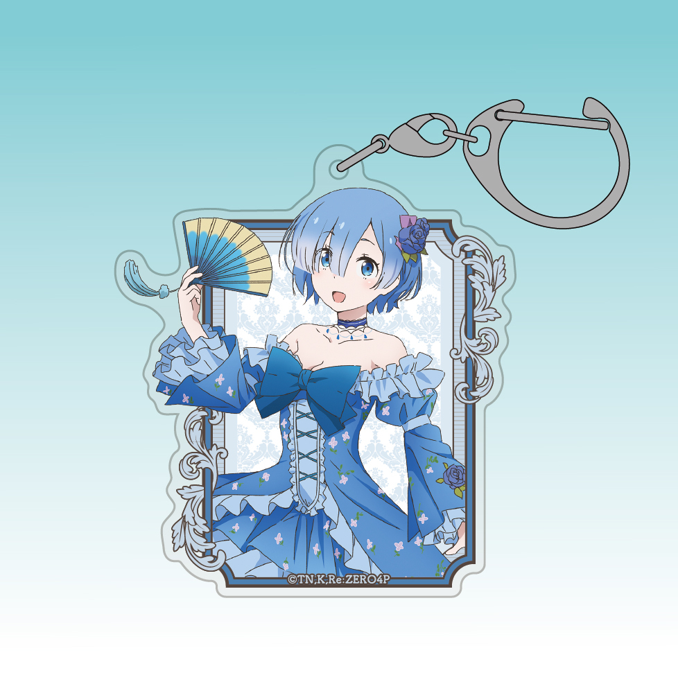 描き下ろし ﾚﾑ ｱｸﾘﾙﾏﾙﾁｷｰﾎﾙﾀﾞｰ ﾊﾟｰﾃｨｰﾄﾞﾚｽver. COSPA 062226