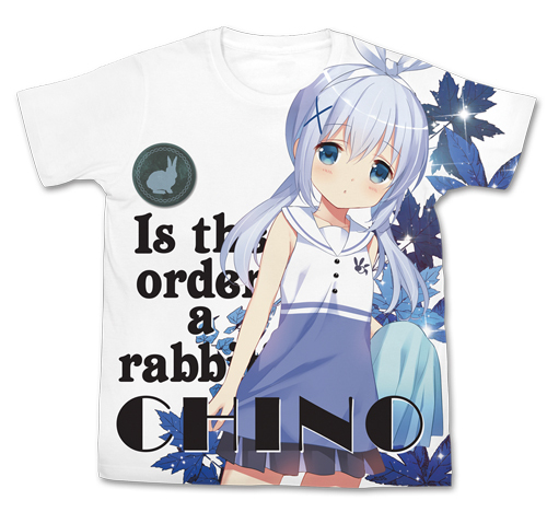 ﾁﾉ ﾌﾙｸﾞﾗﾌｨｯｸTｼｬﾂ/WHITE COSPA 062226