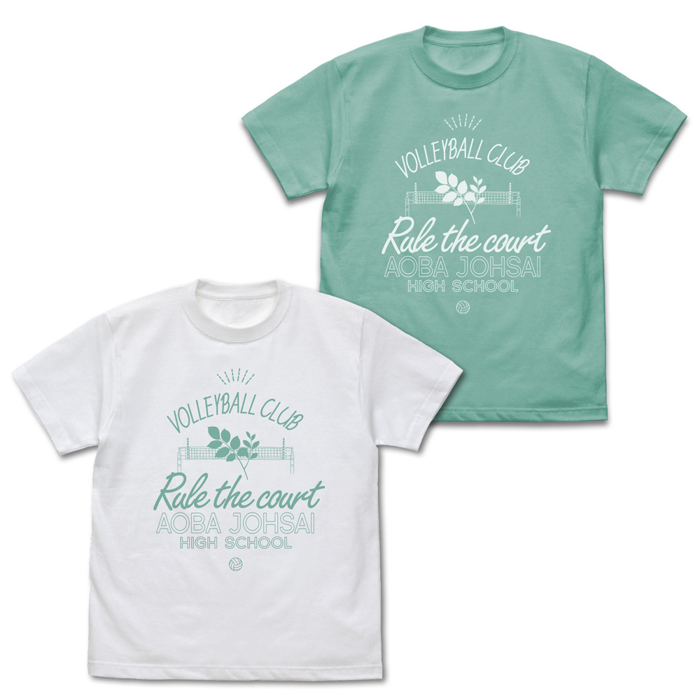 青葉城西高校ﾊﾞﾚｰﾎﾞｰﾙ部 ｱｲｺﾝﾏｰｸｶﾚｯｼﾞ Tｼｬﾂ/WHITE COSPA 062226
