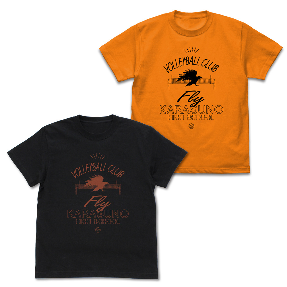 烏野高校排球部 ｱｲｺﾝﾏｰｸｶﾚｯｼﾞ Tｼｬﾂ/ORANGE COSPA 062226