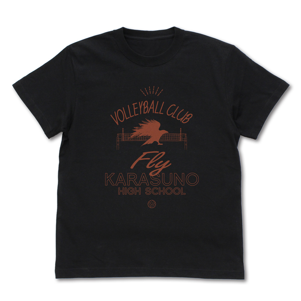 烏野高校排球部 ｱｲｺﾝﾏｰｸｶﾚｯｼﾞ Tｼｬﾂ/BLACK COSPA 062226
