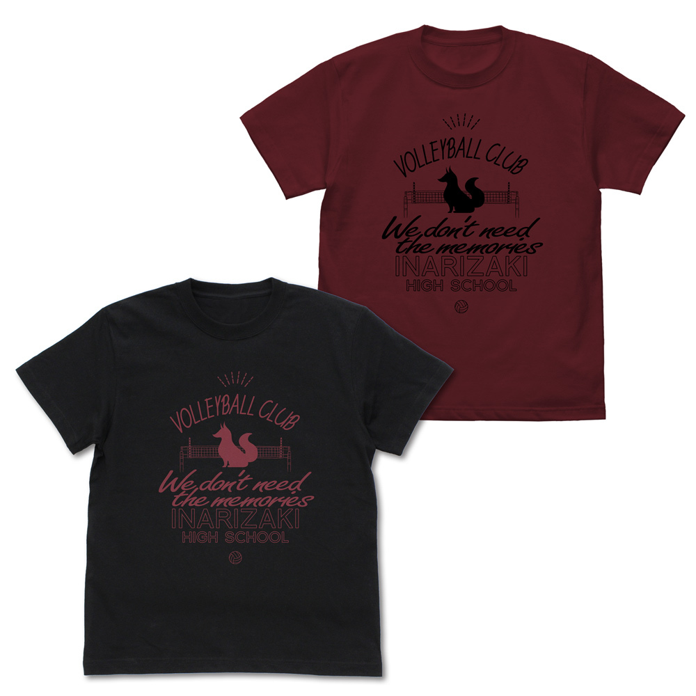 稲荷崎高校ﾊﾞﾚｰﾎﾞｰﾙ部 ｱｲｺﾝﾏｰｸｶﾚｯｼﾞ Tｼｬﾂ/BURGUNDY COSPA 062226
