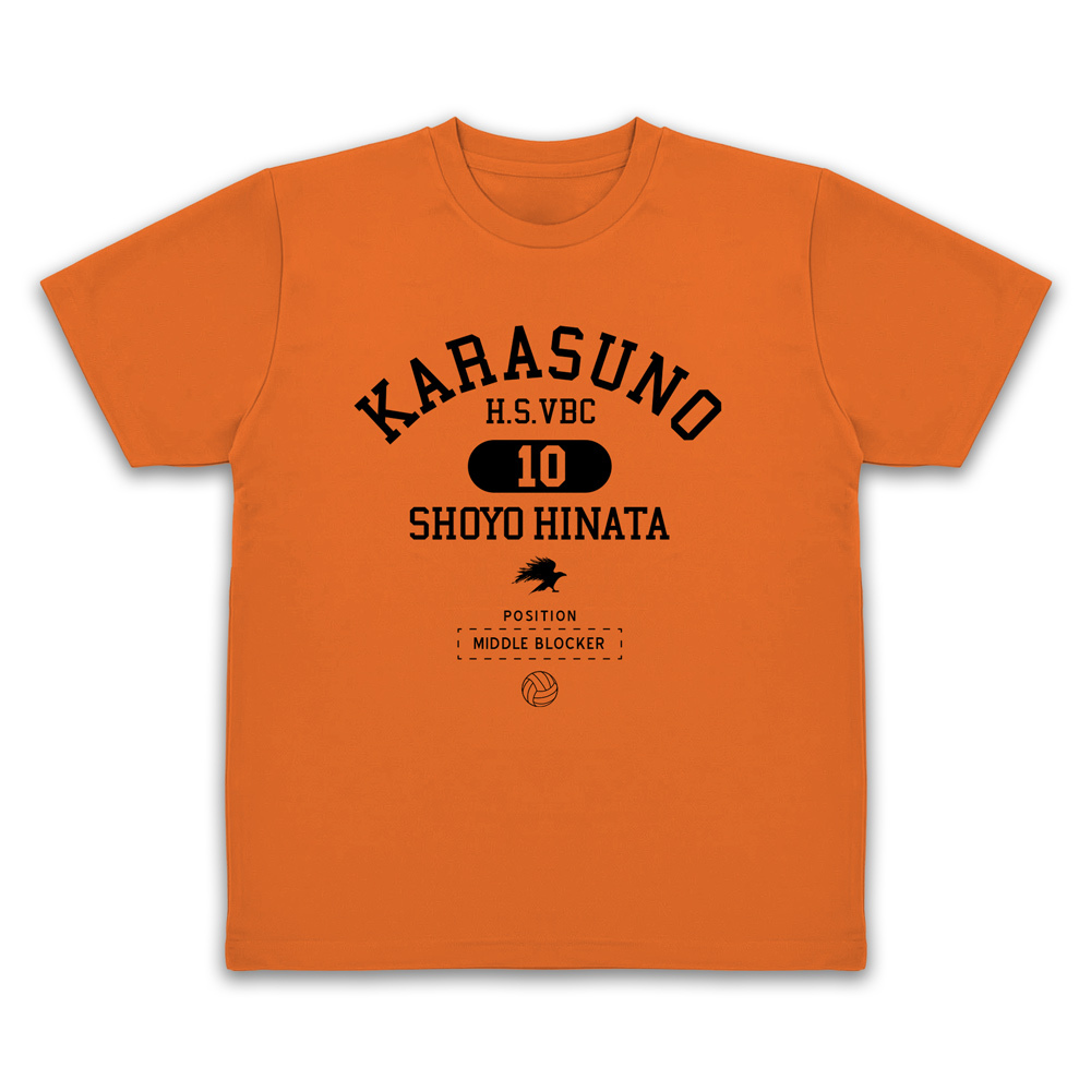 日向翔陽 ｶﾚｯｼﾞ ﾄﾞﾗｲTｼｬﾂ/ORANGE COSPA 062226