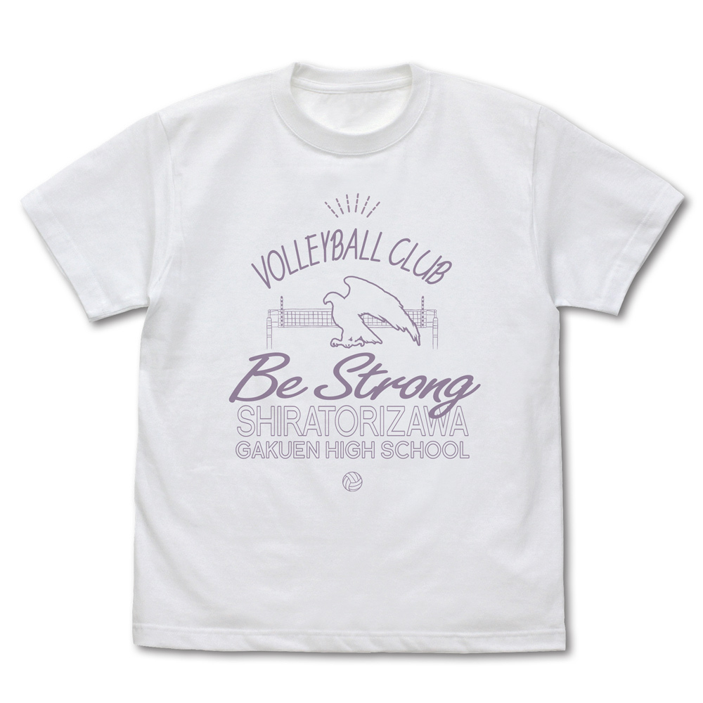 白鳥沢学園高校ﾊﾞﾚｰﾎﾞｰﾙ部 ｱｲｺﾝﾏｰｸｶﾚｯｼﾞ Tｼｬﾂ/LAVENDER COSPA 062226