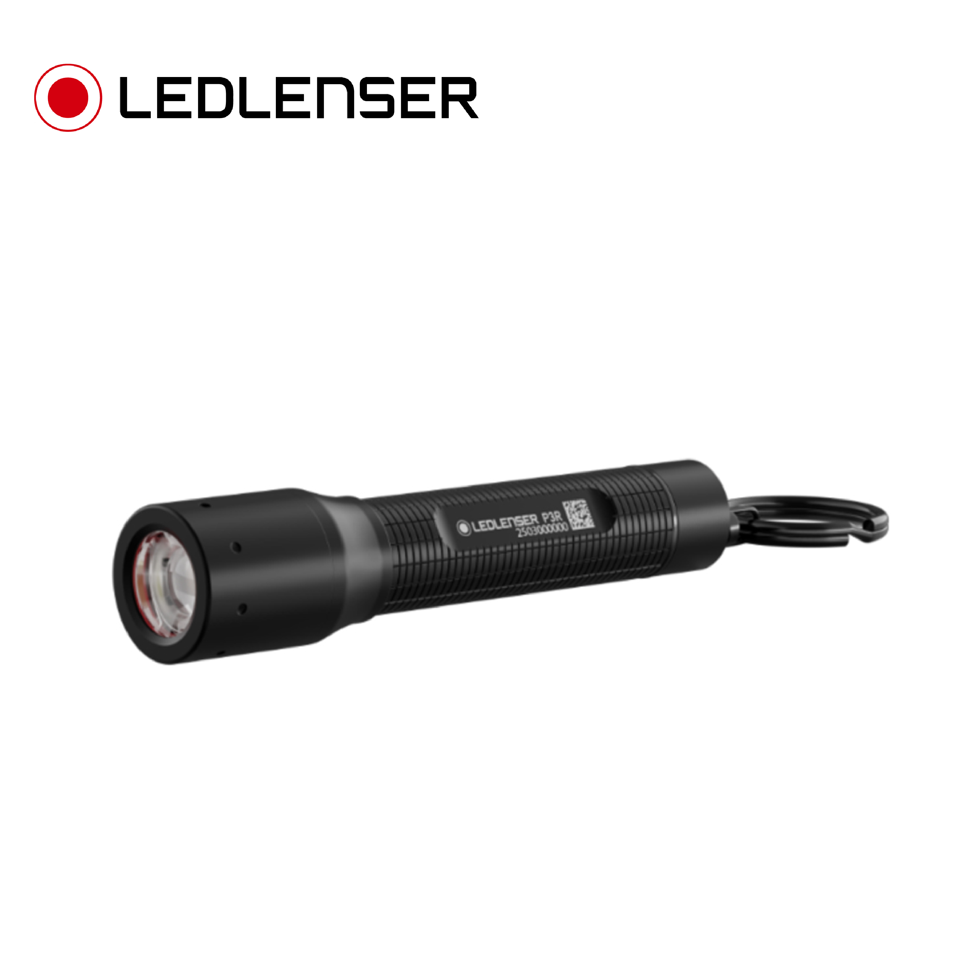 LEDLENSER P3R 袖珍型鑰匙圈手電筒 (黑) 200流明/IP54防塵防水/緊急照明/登山/避難包 82LE503107