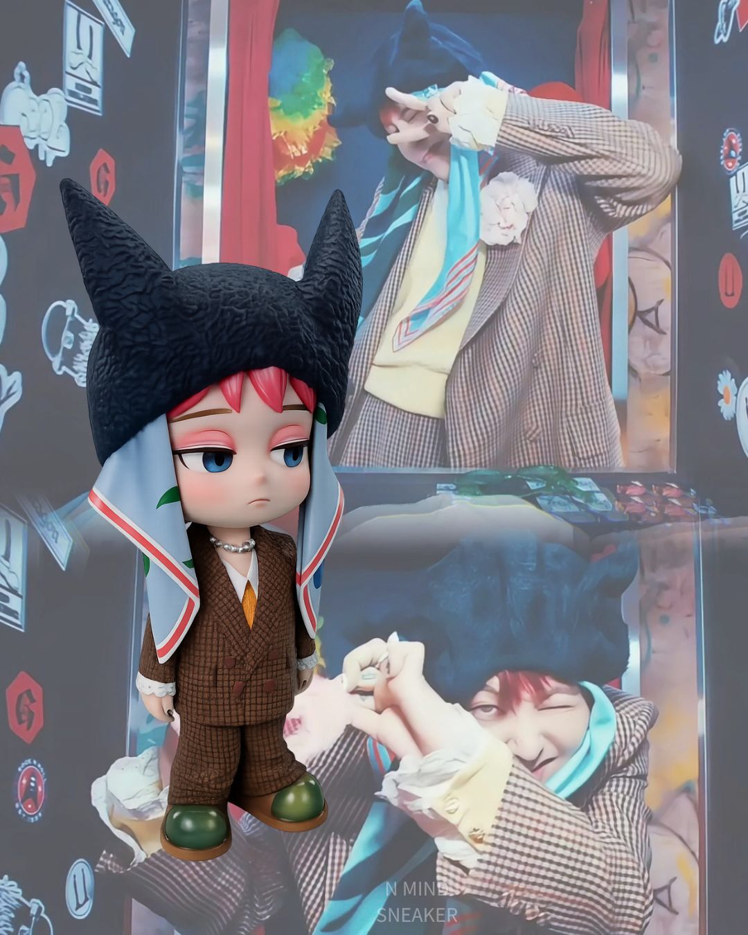 <兩個免運💯> GD Q版 絲巾 公仔 迷你版💓