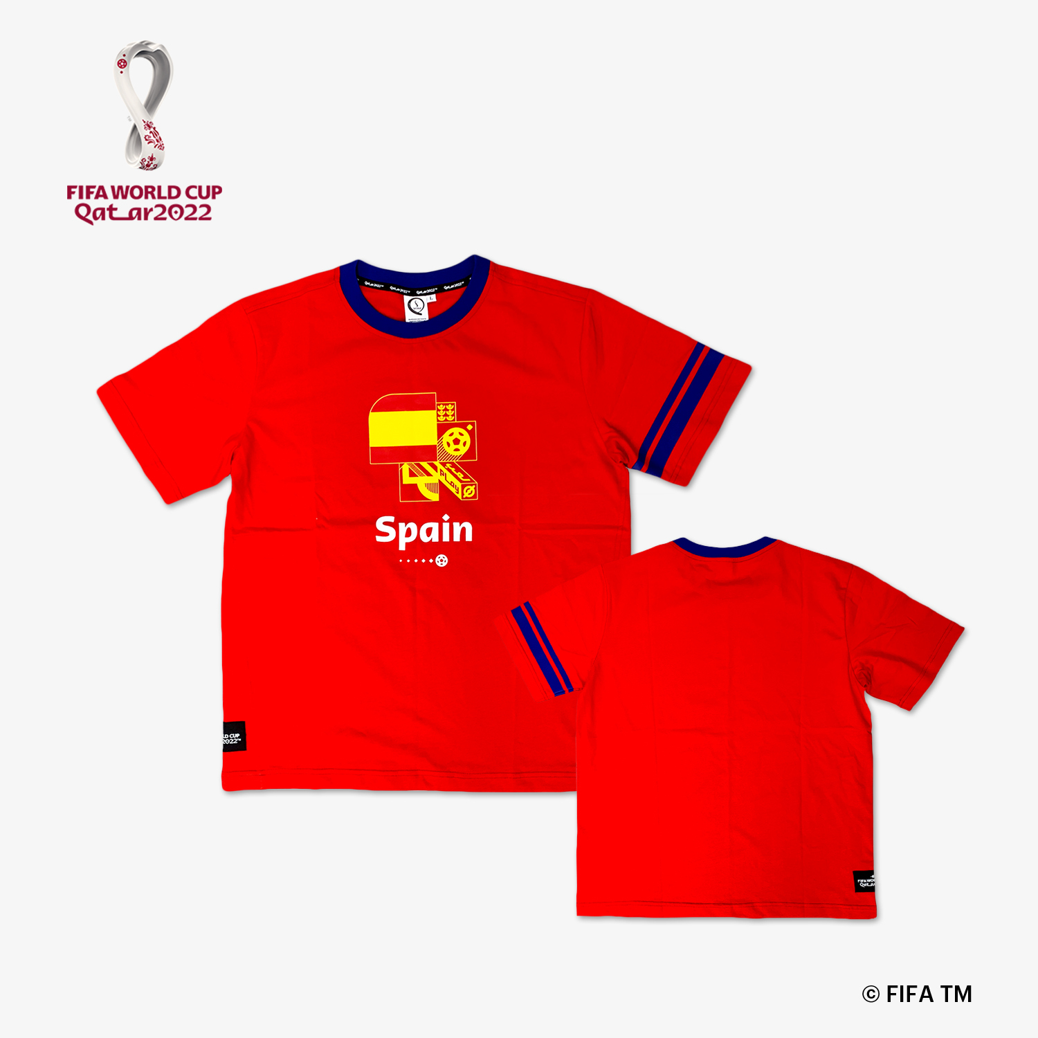 世界盃足球賽-短袖T-shirt-西班牙