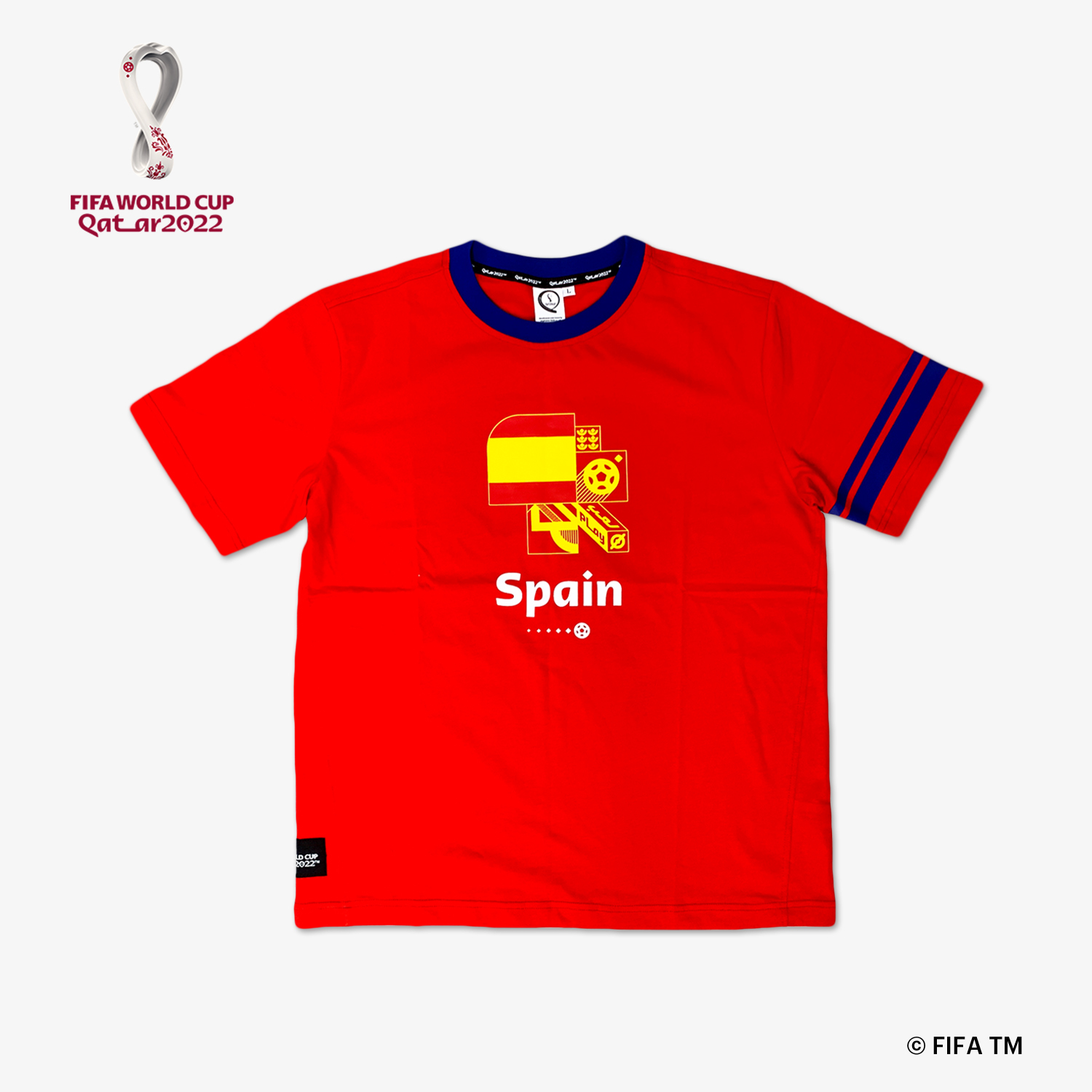 世界盃足球賽-短袖T-shirt-西班牙