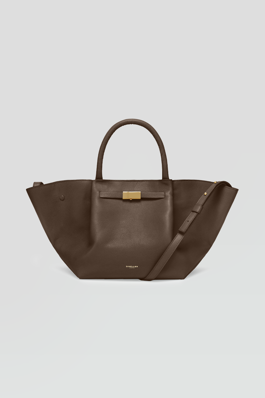 DeMellier｜MIDI NEW YORK 真皮金釦手提包
