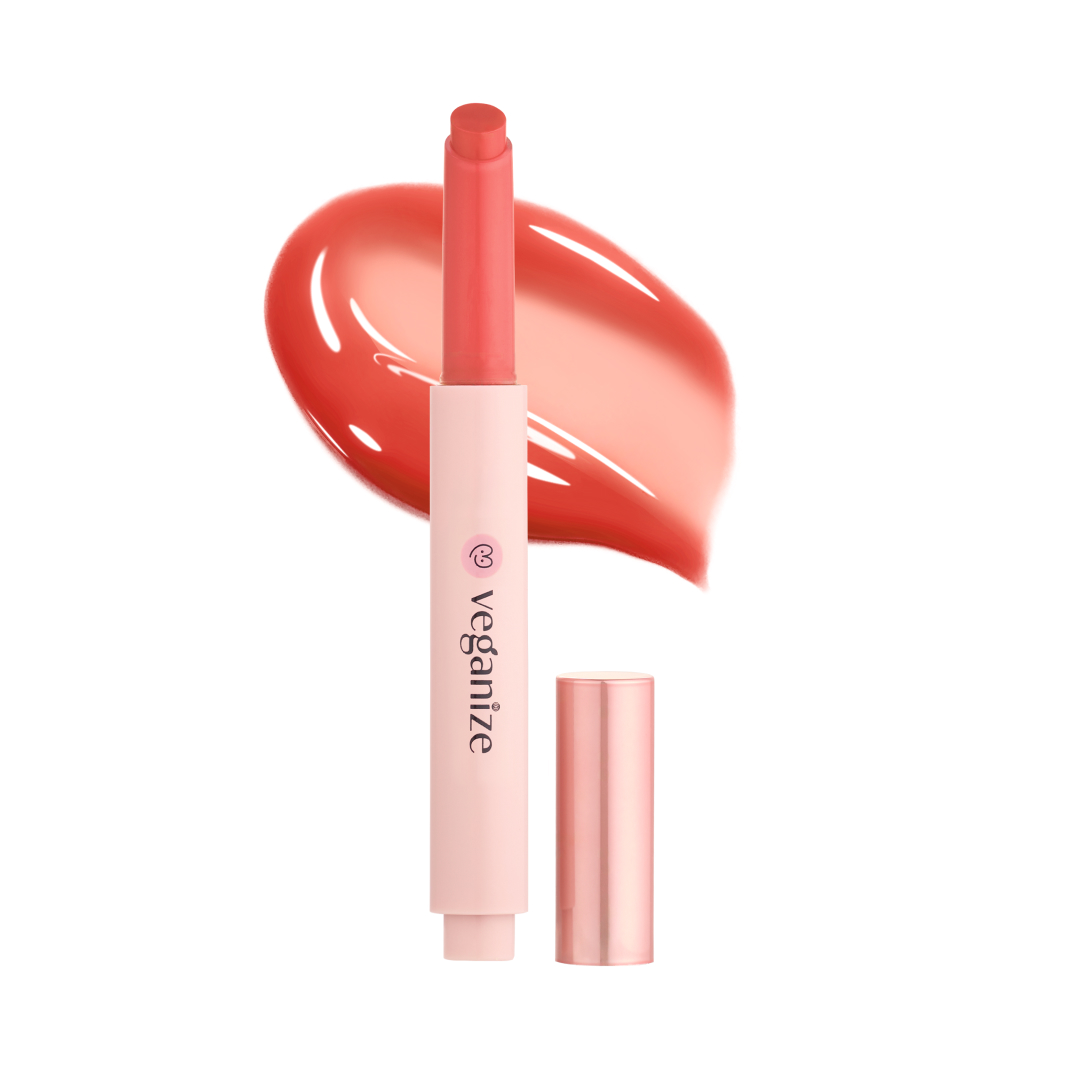 KOR-LLG0608-431 Veganize Collagen Lip Glass Balm - Carrot Coral 1.8g (A32)