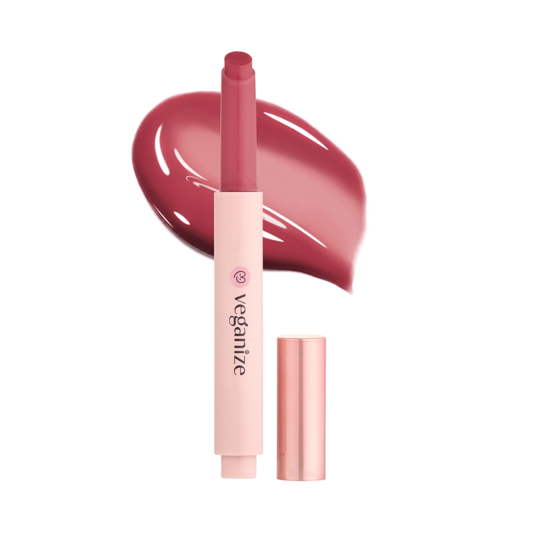 KOR-LLG0608-435 Veganize Collagen Lip Glass Balm - Mauve Plum 1.8g (A36)
