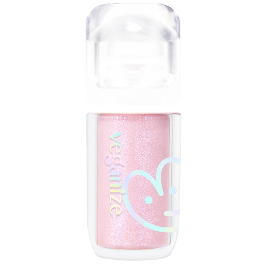 KOR-LLG0608-445 Veganize 4D Jewel Shine Lip Oil Pearl Gloss 02 Fairy Pink 4g (A46)